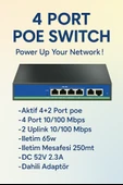 4 Port 10/100MBPS 4+2 Poe Switch thumbnail 1