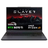 Game Garaj Slayer R9T-5070Ti C2 AMD Ryzen 9 9955HX 64GB RAM 2TB SSD RTX5070Ti 16" QHD IPS 300Hz FreeDOS Gaming Laptop - 2