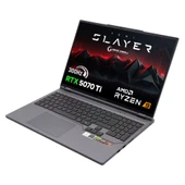 Game Garaj Slayer R9T-5070Ti C2 AMD Ryzen 9 9955HX 64GB RAM 2TB SSD RTX5070Ti 16" QHD IPS 300Hz FreeDOS Gaming Laptop - 3
