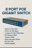 8 Port 10/100/1000MBPS 8+2 Gigabit Poe Switch thumbnail 1
