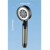 Duş başlığı 5 Fonksiyonlu Çelik Su Tasarruflu Filtreli Turbo Jet duş Başlığı - 1