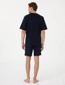 Pierre Cardin Erkek Bordo Jakarlı Kısa Kol Şortlu & Uzun 3'lü Özel Kutulu Pijama Takım - 4