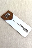 Muhasebe Kapı Tabelası – MDF Ofis Oda İsimliği | 19x7 cm Çift Katmanlı - 3