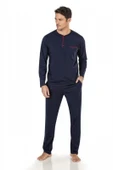 Pierre Cardin Robdöşambırlı Uzun Kollu Pijama Atlet Boxer Çorap Damat Çeyizlik Set - 7