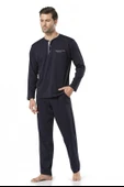 Pierre Cardin 5'li Robdöşambırlı Uzun & Kısa Kol Şortlu Uzun Pijama Takım Özel Kutulu Damat Çeyiz Seti - 5