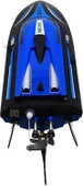 H100 RC Hız teknesi su geçirmez yüksek hızlı 35 CM Mavi RENK - 4