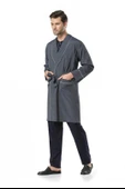 Pierre Cardin 5'li Robdöşambırlı Uzun & Kısa Kol Şortlu Uzun Pijama Takım Özel Kutulu Damat Çeyiz Seti - 4