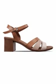 Papuçcity Frzn 03241 5 Cm Topuklu Kadın Sandalet - 1