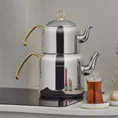 Karaca Esme Midi Çaydanlık Takımı Gold - 2