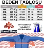 Kırmızı - Siyah - Beyaz Kamuflaj Desenli Dijital Baskılı Büyük Beden Likralı Boxer - 2