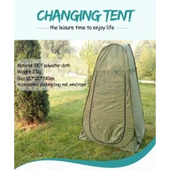 Kamp Alanı Duş Giyinme Wc Çadırı Fotoğrafcı Prova Kabini 190x120x120 - 4