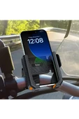 Gidon Bağlantılı Bisiklet Motosiklet İçin Esnek Abs 4-7.8″ İnç Telefon Tutucu 360° Dönebilen Tasarım - 4