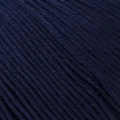 La Mia Mercerized Cotton Koyu Mavi El Örgü İpi - 117 - 33590 - 2