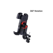 360° Derece Ayarlanabilen Gidon Bağlantılı Bisiklet Motosiklet İçin Abs 4-7.8″ İnç Telefon Tutucu - 8