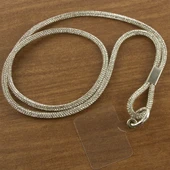 Gümüş Taşlı Telefon Boyun Askısı - 3