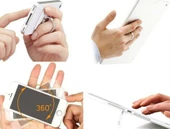 Yüzük Tasarım Telefon Tablet Tutucu Selfie Yüzüğü - 5