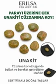Sertifikalı Cüzdan Boy Unakit Taşı Kütle - Duygusal Şifa ve Denge Sağlar - 1