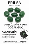 Sertifikalı Cüzdan Boy Aventurin Taşı Kütle - Şans ve Fırsatları Hayatınıza Çeker - 1