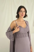 Dantelli Hamile Lohusa Sabahlık Takımı - 4
