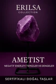 Sertifikalı Doğal Ham Ametist Taşı Standlı Obje – Negatif Enerjiyi Temizler ve Ruhsal Denge Sağlar - 1