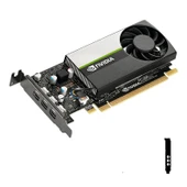 PNY VCNT400 4GB DDR6 64Bit 3 xDISPLAY ÇIKIŞLI PASİF SOĞUTUCULU YAPAY ZEKA AI EKRAN KARTI  (VCNT400-4GB-SB) - 1