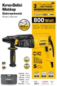 SGS PROFESYONEL KIRICI-DELİCİ MATKAP 800 Watt 26 MM 3KG - 2