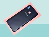 Tkgz - Samsung Galaxy A20 A205 Arka Kapak Batarya Kapağı - LACİVERT - 1