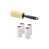 IKEA BASTIS 4 +1 Adet YEDEK KARTUŞ ELBİSE GİYSİ KEDİ KÖPEK İPLİK TÜY KIL TOPLAYICI RULO (9 METRE) - 1
