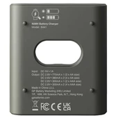 GP Recyko B441 Usb 4’Lü AA - AAA Pil Şarj Cihazı (GPACSB44103 GPB441R21-2GTLB1) - 4