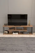 TV SEHPASI  RAFLI 140 CM GZD TV ÜNİTESİ  ATLANTİK CEVİZ - 7