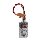 ER3V 3.6V 1/2AA Size Lithium Pil - Kahverengi Soket - 1