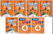 KIRMIZI BEYAZ 4. SINIF TEKNO SET (7 KİTAP) - 1