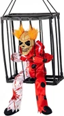 Hareketli Sesli Sensörlü Mahkum Joker İskelet Dekorasyon 22x27 cm - 1