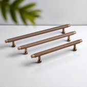 Martin Bronz Metal Kulp 160 mm Mobilya Çekmece Mutfak Dolabı Dolap Modern Kapak Kulpları Grip Desen - 9