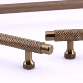 Martin Bronz Metal Kulp 160 mm Mobilya Çekmece Mutfak Dolabı Dolap Modern Kapak Kulpları Grip Desen - 5