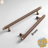 Martin Bronz Metal Kulp 160 mm Mobilya Çekmece Mutfak Dolabı Dolap Modern Kapak Kulpları Grip Desen - 1