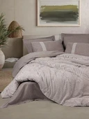 Ribbed Linje Kahve Çk Nevresim Takımı thumbnail 1