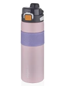 Vagonlife 800 Ml Paslanmaz Çift Kapaklı Çelik Termos Pembe - 2