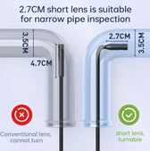 Inskam C30-M 8mm HD 4.3" IPS Ekran 5m Hafif Esnek Kablo - 3