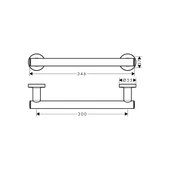 Hansgrohe Logis Universal Tutamak Krom - 2
