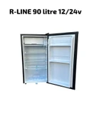 R-LİNE  90 Lt Karavan Tekne Buzdolabı Kompresörlü 12/24v Siyah - 3
