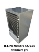 R-LİNE 90 Lt Karavan Tekne Buzdolabı Kompresörlü 12/24v titanium gri - 3