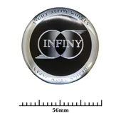 Jant Göbek Arma İthal Metal Sticker Infiny Dizayn thumbnail 2