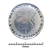 Jant Göbek Arma İthal Metal Sticker Maranello Dizayn thumbnail 2