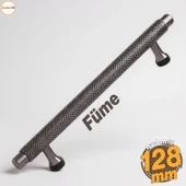 Martin Füme Metal Kulp 128 mm Mobilya Çekmece Mutfak Dolabı Dolap Modern Kapak Kulpları Grip Desen - 1