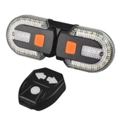 Schulzz Uzaktan Kumandalı Bisiklet Stop Lambası – LED Sinyalli, Su Geçirmez, USB Şarjlı, Alarm Sesli 5M Arka Lamba - 1