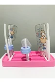 Buclee Pembe Katlanabilir Pratik Biberon Kurutucu - 1