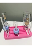 Buclee Pembe Katlanabilir Pratik Biberon Kurutucu - 5