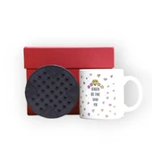 Nostaljik Sürprizlerle Dolu Kırmızı Hediye Kutusu ve Benden Bir Tane Daha Yok Baskılı Kupa Bardak - 3