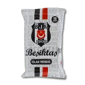 Beşiktaş Islak Cep Mendili 15 Yaprak (609024) 10 Adet - 2